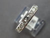 .75CT DIAMOND 14KT WHITE GOLD 4MM CLASSIC ROUND CHANNEL WEDDING ANNIVERSARY RING