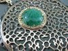 ESTATE LARGE 1.02CT DIAMOND & MULTI GEM 14KT TWO TONE GOLD BY THE YARD PENDANT