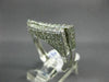 ESTATE 1.60CT ROUND DIAMOND 18KT WHITE GOLD 3D CLASSIC TWO ROW FUN BOAT RING