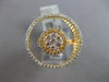 LARGE 1.04CT DIAMOND 14KT ROSE GOLD CLUSTER FLOWER CIRCLE OF LIFE FILIGREE RING