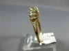 ESTATE .82CT FANCY YELLOW DIAMOND 14KT YELLOW GOLD SEVEN STONE ANNIVERSARY RING