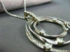 ESTATE LARGE 2.20CT DIAMOND 14KT WHITE GOLD ETOILE CIRCLE OF LIFE PENDANT #843