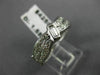 ANTIQUE 1.58CT OLD MINE DIAMOND PLATINUM DOUBLE WAVE ETERNITY FUN RING #18829