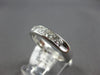 .75CT DIAMOND 14KT WHITE GOLD 3D CHANNEL COMFORT FIT WEDDING ANNIVERSARY RING
