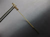ESTATE .20CT DIAMOND 14KT YELLOW GOLD 4 STONE BEZEL CHANDELIER HANGING EARRINGS