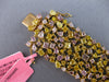 GIA EXTRA LARGE 29.1CT MULTI COLOR DIAMOND 18KT YELLOW GOLD 3D TENNIS BRACELET