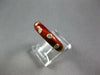 ESTATE .15CT DIAMOND & REED ENAMEL 18KT YELLOW GOLD ETOILE 5MM FUN RING