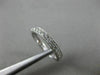 ESTATE .25CT DIAMOND 18KT WHITE GOLD 3D FILIGREE SEMI ETERNITY ANNIVERSARY RING