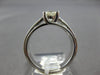 ESTATE .96CT DIAMOND 14K WHITE GOLD CLASSIC ROUND CHANNEL LUCIDA ENGAGEMENT RING