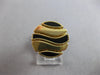 ESTATE AAA BLACK ENAMEL 14KT YELLOW GOLD 3D CLASSIC CIRCULAR FILIGREE FUN RING