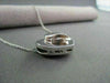 ESTATE LARGE .25CT DIAMOND 18KT WHITE GOLD HEART PENDANT + CHAIN F/G VS #7732