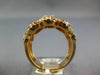 LARGE 2.09CT DIAMOND 18KT ROSE GOLD MULTI ROW INFINITY ETOILE ANNIVERSARY RING