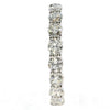 ESTATE 3.26CT DIAMOND 18K WHITE GOLD 3D CLASSIC LUCIDA ETERNITY ANNIVERSARY RING