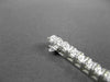 ESTATE WIDE 6.65CT PRINCESS CUT DIAMOND 18KT WHITE GOLD CLASSIC TENNIS BRACELET