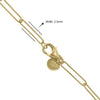 ESTATE 14KT YELLOW GOLD 3D CLASSIC OVAL LINK FUN BRACELET WITH LOBSTER CLASP