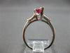 1.10CT DIAMOND & AAA RUBY 14K WHITE GOLD MARQUISE & ROUND ENGAGEMENT RING #27857