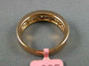 ESTATE 1.36CT WHITE & PINK DIAMOND 18K WHITE & ROSE GOLD 3D ANNIVERSARY RING
