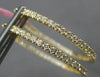 1.18CT DIAMOND 18KT YELLOW GOLD CLASSIC ROUND INSIDE OUT HOOP HANGING EARRINGS