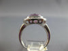 4.15CT DIAMOND & AAA PINK QUARTZ 14K WHITE GOLD CUSHION & ROUND MULTI HEART RING