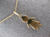 ESTATE 14K YELLOW GOLD 3D CLASSIC BABY BOY FLAT ENGRAVABLE CHARM PENDANT #27414