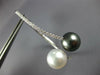 LARGE 1.03CT DIAMOND AAA SOUTH SEA & TAHITIAN PEARL 18K WHITE GOLD LOVE BRACELET