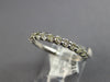.58CT DIAMOND 14KT WHITE GOLD SHARED PRONG COMFORT FIT WEDDING ANNIVERSARY RING
