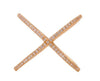 ESTATE .15CT DIAMOND 18KT ROSE GOLD 3D CLASSIC CRISS CROSS X LOVE FUN RING