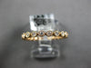 .42CT DIAMOND 18KT ROSE GOLD 3D BEZEL FILIGREE ETERNITY WEDDING ANNIVERSARY RING