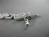 ESTATE WIDE 2.63CT DIAMOND 14KT WHITE GOLD CIRCLE & SQUARE BRACELET BEAUTIFUL!!