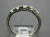 ESTATE .70CTDIAMOND 14KT YELLOW GOLD 3D WEDDING ANNIVERSARY FILIGREE RING 18201