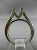 ESTATE 1.50CT DIAMOND 14KT WHITE GOLD CLASSIC 4 PRONG SEMI MOUNT ENGAGEMENT RING