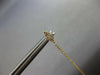 ESTATE .14CT DIAMOND 18KT YELLOW GOLD 3D GEOMETRICAL BAR FUN HANGING EARRINGS