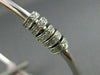 ESTATE .70CT DIAMOND 14KT WHITE GOLD 3D MOVABLE CIRCLE OF LIFE BANGLE BRACELET