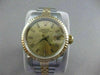 MINT ROLEX OYSTER PERPETUAL DATE 2 TONE 18K GOLD SS LADIES WATCH BOX 26M #21584