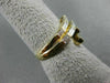 ANTIQUE WIDE 1.20CT BAGUETTE DIAMOND 14KT YELLOW GOLD 3D MULTI ROW RING #21266