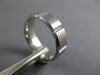 WIDE 14KT WHITE GOLD 3D SOLID SQUARE ETERNITY COMFORT FIT MENS ANNIVERSARY RING