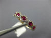 .70CT DIAMOND & AAA RUBY 14KT 2 TONE GOLD 3D INFINITY WEDDING ANNIVERSARY RING