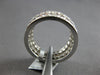 WIDE 1.79CT DIAMOND 18KT WHITE GOLD MULTI ROW STACKABLE WEDDING ANNIVERSARY RING