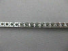 ANTIQUE 3.40CT DIAMOND 14K WHITE GOLD MODERN RECTANGLE BRACELET 7" F/G VVS #1495