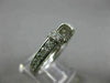WIDE .75CT DIAMOND 14K WHITE GOLD TRIANGULAR FILIGREE SEMI MOUNT ENGAGEMENT RING