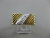 ANTIQUE .35CT BAGUETTE DIAMOND 14K 2 TONE GOLD FILIGREE MENS RING 8.5MM #11634