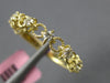 ESTATE .24CT DIAMOND 14KT YELLOW GOLD 3D 8 STONE SEMI ETERNITY ANNIVERSARY RING