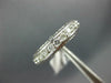 WIDE 2.7CT DIAMOND 14K WHITE GOLD ROUND 3D ETERNITY WEDDING ANNIVERSARY RING 990