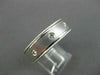 ESTATE .28CT DIAMOND 14K W GOLD ETOILE MILGRAIN ETERNITY ANNIVERSARY RING #21677