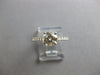 ESTATE 1.24CT DIAMOND 18KT WHITE GOLD 3D ROUND CLASSIC SOLITAIRE ENGAGEMENT RING