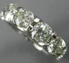 ESTATE LARGE 6.76CT ROUND DIAMOND PLATINUM 3D ETERNITY WEDDING ANNIVERSARY RING
