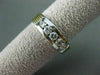 ESTATE .75CT ROUND DIAMOND 5 STONE 14KT TWO TONE GOLD ANNIVERSARY RING #11922
