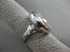 ESTATE LARGE .39CT DIAMOND 18KT WHITE GOLD 3D HANDCRAFTED MULTI CIRCULAR RING