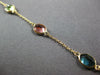 5.07CT AAA MULTI COLOR TOURMALINE 14KT YELLOW GOLD OVAL BY THE YARD FUN BRACELET