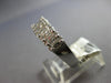 WIDE .90CT DIAMOND 18KT WHITE GOLD 3D ROUND & PRINCESS WEDDING ANNIVERSARY RING